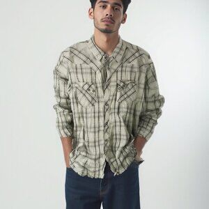 ❤️ Wrangler Retro Shirt L *flaw